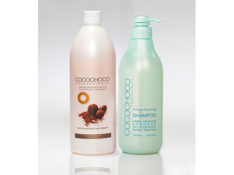 Cocochoco Original keratinas 1000ml + Cocochoco giliai valantis šampūnas 1000ml